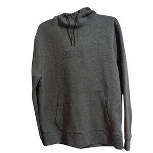Aeropostale Hoodie Gray Pullover with Kangaroo Pocket Funnel Cozy Warm Sweater